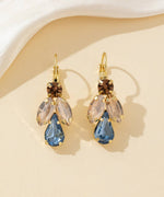 Charger l'image dans la galerie, Blossom bijoux - Boucles d’oreilles dormeuse strass cascade – 26PEBOL012

