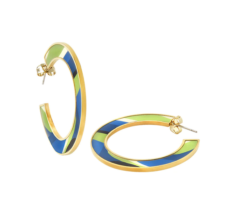 Boucles d'oreilles créoles Canyon - BANGLE UP