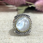 Charger l&#39;image dans la galerie, Bague Argent Coquille Nacre - JALAN
