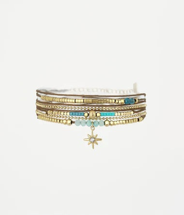 Bracelet multi-tours Aster - ZAG